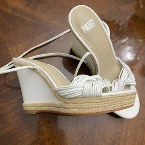 PAIGE white Wedge